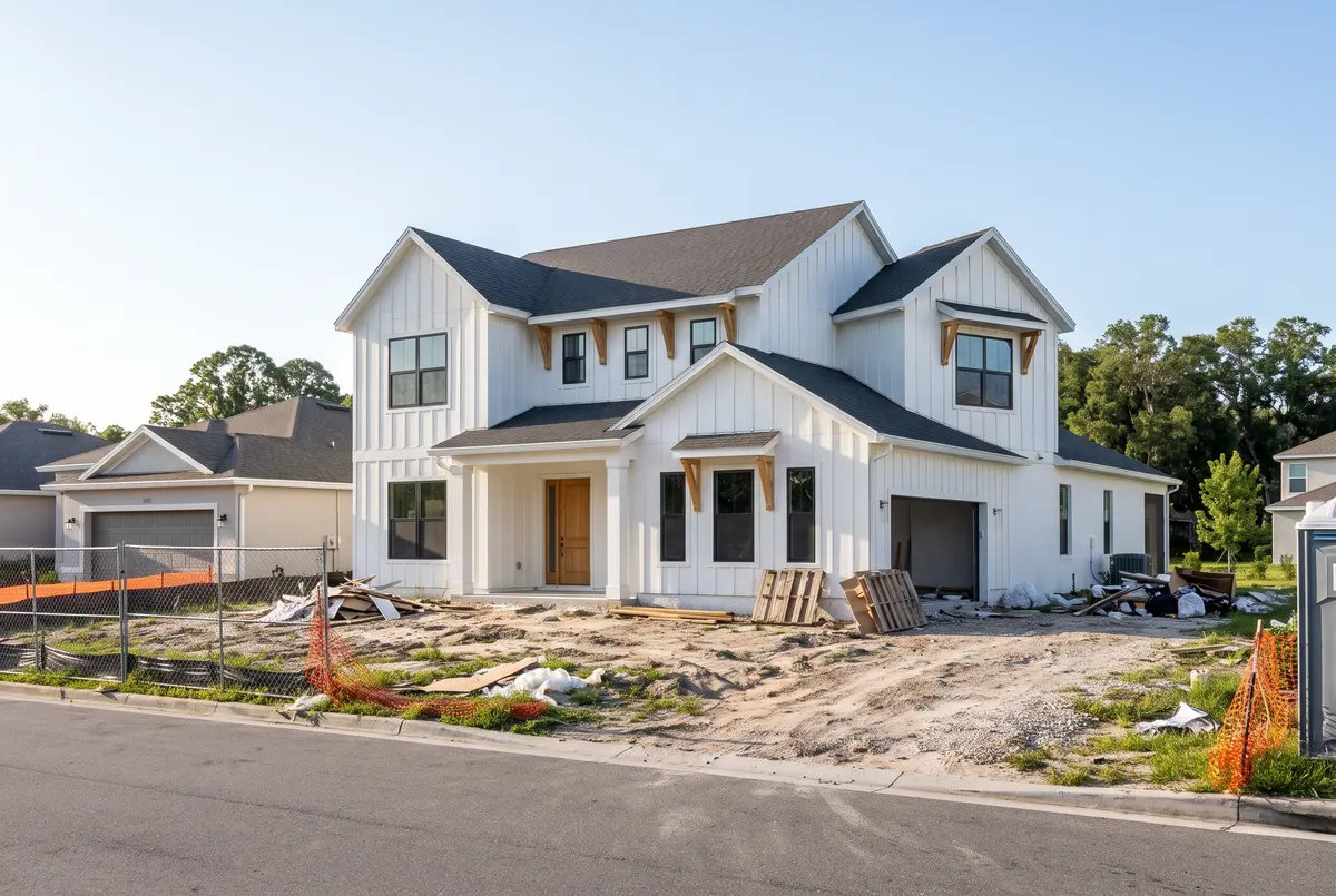 Exterior finished