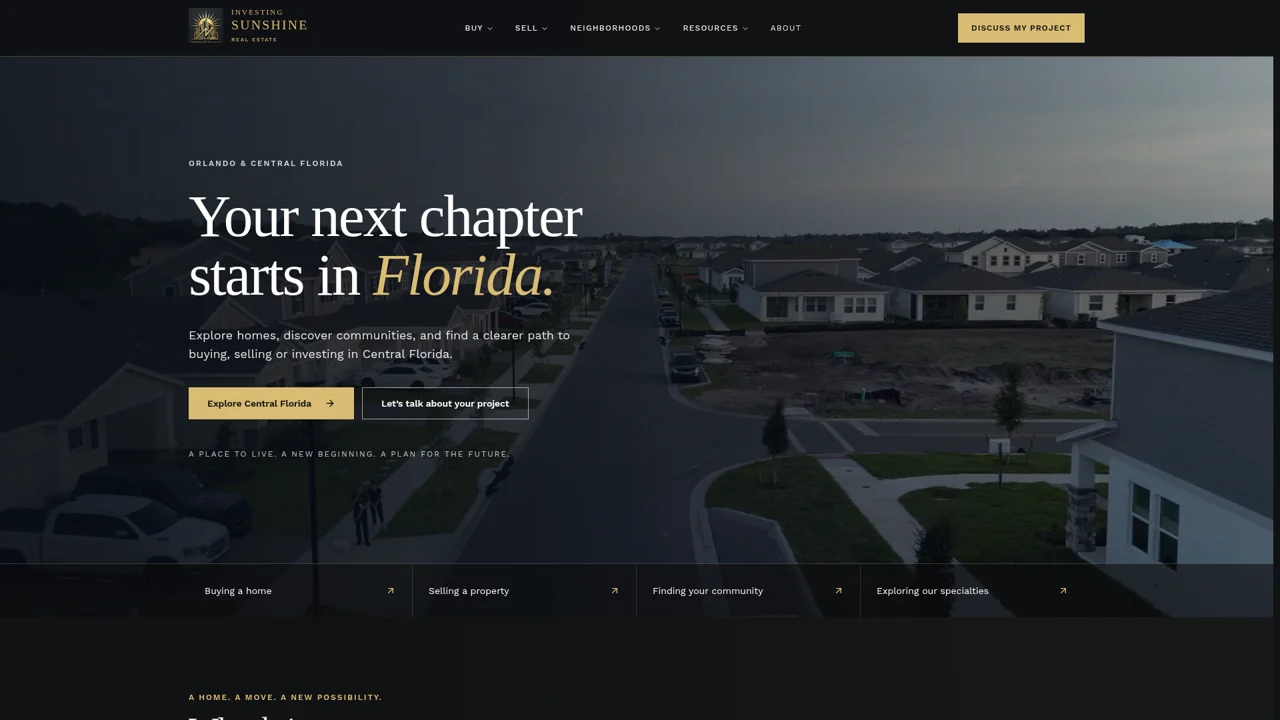 Investing Sunshine website